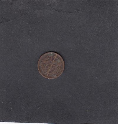 Beschrijving: 1/2 Cent WILHELMINA